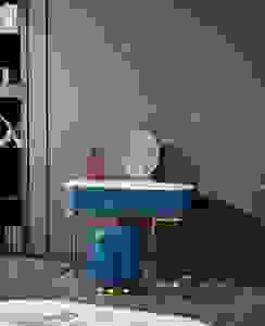 Chambre à coucher moderne avec cadre <span class=keywords><strong>en</strong></span> acier inoxydable table de toilette <span class=keywords><strong>en</strong></span> marbre ensemble de table de maquillage <span class=keywords><strong>en</strong></span> <span class=keywords><strong>bois</strong></span> coffre à tiroirs pour beauté ongles <span class=keywords><strong>spa</strong></span> S - Product Image 2