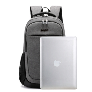 Estilo coreano personalizable oem barato impermeable rígido gris paquete de la Universidad de ocio de cargador usb de viaje mochila para los hombres - Product Image 2