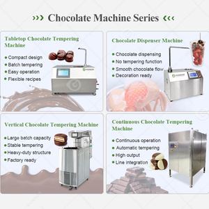 Máquina Portátil Pequeña de 5.5l y 250kg para Derretir y Templar Chocolate y Leche con Dispensador y Molde - Product Image 5