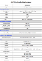 New Cheap Intel Core All In One Desktop Computer Pc Without Cpu For Sale