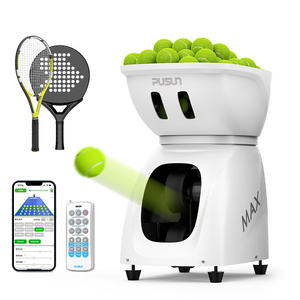 Machine <span class=keywords><strong>à</strong></span> lancer <span class=keywords><strong>de</strong></span> balles <span class=keywords><strong>de</strong></span> tennis en promotion – Contrôle par application, lanceur <span class=keywords><strong>de</strong></span> balles <span class=keywords><strong>de</strong></span> <span class=keywords><strong>padel</strong></span> pour salle d'entraînement intérieure, pratique du tennis pour petits terrains - Product Image 4