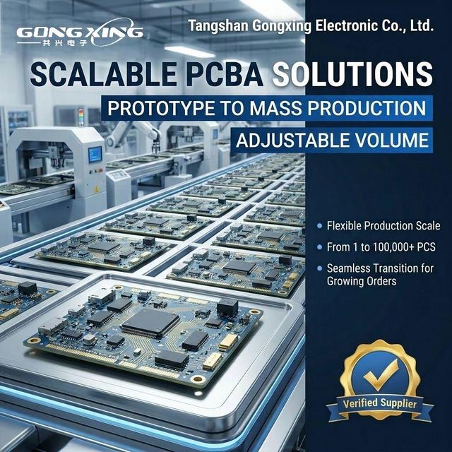 Scalable PCBA Solutions Assembly Service Ready to Mass Production 1 to 100,000+ PCS BOM Sourcing IC Kitting ISO 9001 EMS