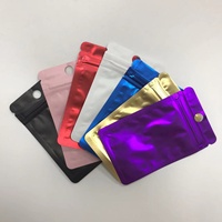 Pochette cosmétique transparente personnalisée imprimée en héliogravure, en PE recyclable, rose et verte, pour usage domestique