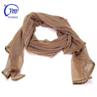 Écharpe tactique de sécurité YUEMAI en polyester et coton, camouflage désertique et woodland, pour l'extérieur – Promotion en gros