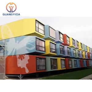 Thuận Tiện Tải Vận Chuyển Container Modular Di Động Prefab Di Động Kết Cấu Thép Container Giá Thấp Tiny House - Product Image 6