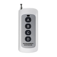 Transmisor de fabricación con antena multibotón 433Mhz código de aprendizaje EV1527 Control remoto para puerta de garaje automática YET185