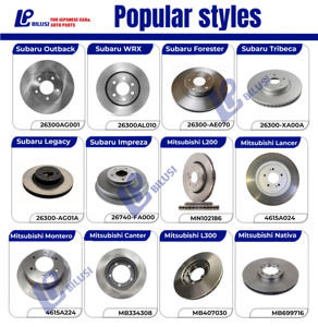 Accessoires Bilusi pièces <span class=keywords><strong>de</strong></span> <span class=keywords><strong>frein</strong></span> <span class=keywords><strong>disque</strong></span> <span class=keywords><strong>de</strong></span> <span class=keywords><strong>frein</strong></span> <span class=keywords><strong>avant</strong></span> ventilé pour Honda Accord Cb3 Cd5 45251-SM4-000 - Product Image 6