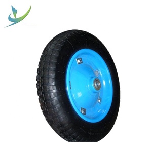 Pneu de Carrinho de Mão 4.80/4.00-8 Pneu de Carrinho de Mão de Alta Qualidade com Aro de <span class=keywords><strong>Metal</strong></span> de 14 Polegadas Roda Pneumática - Product Image 4