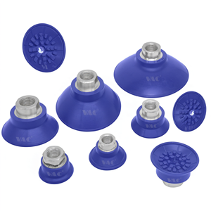 Ventouse à vide en silicone série VAC SAF avec soufflet robuste pour automatisation des bras de robots industriels - Product Image 1