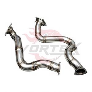 ท่อลง Vortex SS304 Turbo สำหรับ Audi RS6 RS7 S6 S7 C7 C7.5 4.0T V8 ปี 2013-2018 ชุดแต่งเพิ่มสมรรถนะ ระบบท่อไอเสีย - Product Image 3
