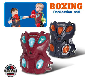 Équipement de boxe interactif Protection des enfants Armure de combat Jeu de boxe avec lumière Son Jeux de boxe pour enfants - Product Image 2