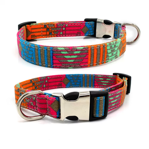 <span class=keywords><strong>Collar</strong></span> de perro ajustable con estampado antirotura seguro y duradero disponible en varios colores de lujo de alta calidad - Product Image 4