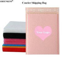 Enveloppe en plastique personnalisée, rembourrée, pour outils de manucure, sac d'expédition postal, sac d'expédition en polyéthylène avec logo personnalisé, sac à bulles pour outils de manucure