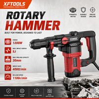 Marteau perforateur rotatif 1200W 5J, perçage béton SDS-Plus 3mm, 4000 BPM, 1100 tr/min, outil de démolition électrique, bricolage industriel