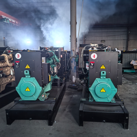 Groupe électrogène diesel DCEC Cummins 6 cylindres 6BTA5.9-G2 100KW 125KVA avec alternateur, moteur 440V, cylindrée 5.9L