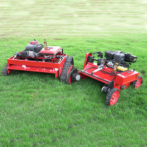 2024 MJYL New Wheeled Lawn Mower Remote Control Four Stroke 420cc Gasoline <b>Brush</b> Cutter Folding Handle for Family Farming DIY - Product Image 2