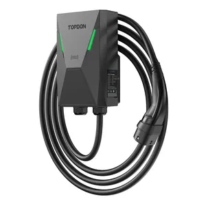 Rapide petit topdon ip65 maison niveau 2 boîte murale 32 ampères 7kw 32a type 2 électrique type 2 wallbox 7 kw ac ev chargeur station pour voiture