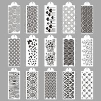 33 Pièces de Pochoirs à Gâteau Floraux en PET, Pochoir à Gâteau Floral pour la Pâtisserie, Pochoirs à Glaçage en Dentelle Creuse pour la Décoration de Gâteau