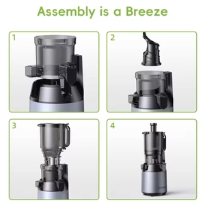 Extracteur de jus électrique à froid de qualité supérieure pour la maison et les camping-cars, idéal pour <span class=keywords><strong>presser</strong></span> les jus de pomme, de carotte, d'orange et de fruits. - Product Image 3