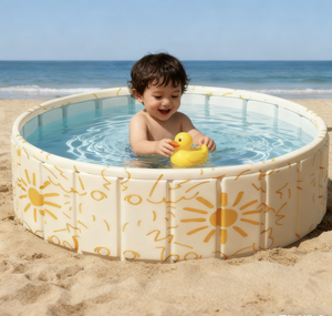 Baignoire <span class=keywords><strong>pliable</strong></span> ronde moderne pour enfants Yangchen, en PVC gonflable, écologique, portable, durable, sans couvercle, pour le <span class=keywords><strong>bain</strong></span> - Product Image 2