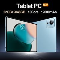 Tablette PC 4G MTK Octa Core Version Globale Pad 7 Ultra 10.1" IPS Plein Écran Android 15 32 Go Professionnelle pour Entreprises