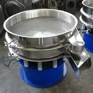 Máquina de sieving de farinha fina, pó super fino, ultrassônico, tela vibratória redonda, preço