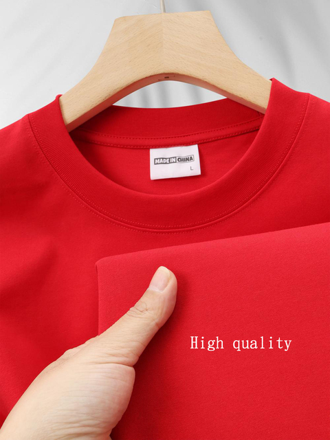 Custom Embroidered Printing Summer T Shirts Wholesale Blank Tshirts Logo Men's Short Sleeve Running T-Shirt