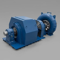 Mini-turbine hydraulique à faible chute avec générateur à excitation sans balais