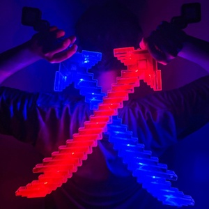 Nouveautés Luckykoo : Épée lumineuse avec musique pour enfants, accessoires de fête cosplay, sabre laser LED dinosaure, jouets - Product Image 2