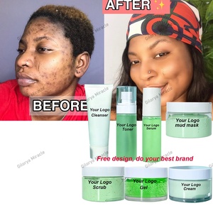 Sans étiquette, élimine les impuretés, les cicatrices d'acné, les imperfections, les points noirs, révèle une peau plus lumineuse et plus saine, traitement de l'acné, ensemble de soins de la peau à l'huile d'<span class=keywords><strong>arbre</strong></span> à thé - Product Image 4