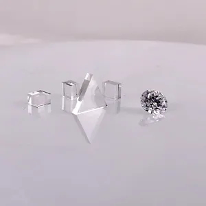 High quality customized Optical cvd Diamond prism any shape Custom cvd diamond