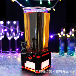 Cubo para Vino con Luz LED de 3L, Rectangular, con Grifo, para Fiestas - Product Image 3