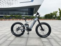 Bicicleta Eléctrica con Marco de Aleación de Aluminio de 48V, Motor Central Integrado y Batería de Litio