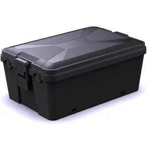 Outdoor Electrical Box 13x8x5 INCH Large Outdoor Waterproof Connection Box Black Outside Protector Enclosure For Cable Wire