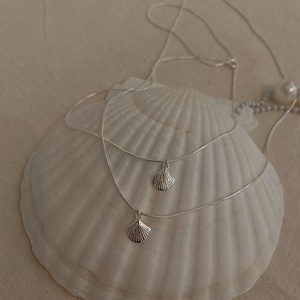 Collar con Colgante de Plata de Ley S925 para Mujer, Diseño de Verano, Jade Blanco, Versátil, Girasol, Huevo, Clavícula, Copo de Nieve - Product Image 4