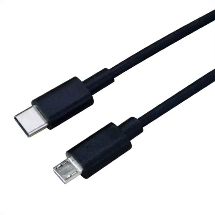 Прямая продажа с фабрики, кабель для передачи данных OTG с Type-c на Micro USB «штырь-штырь», кабель для взаимной зарядки для телефонов Android