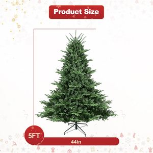 Nouvelle Conception 2025 Arbre de Noël Commercial en PVC Vert 210cm avec Base Suspendue, Effet Neige Blanche, Décoration de Noël - Product Image 2