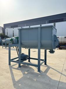 Mezclador Industrial de Polvo Seco, Mezcladora Horizontal de <span class=keywords><strong>Mortero</strong></span> con Alimentador de Tornillo, Mezcla Uniforme para <span class=keywords><strong>Cemento</strong></span>/Yeso, Uso en Construcción - Product Image 4