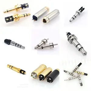 3.5 Headphone Plugs Audio Plugs Non-Standard Customized 3.5mm Audio Connectors For Musical Instrument Cables