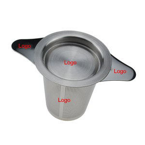 Edelstahl Tee und Kaffee Infuser Fein maschen <span class=keywords><strong>filter</strong></span> Teesieb Steilere Doppelgriffe - Product Image 6