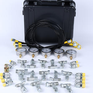 Instrument de mesure haute précision à cinq jauges, boîtier noir double couche, personnalisé par le fabricant, pour excavatrices, étiquetage DIY, vente en gros - Product Image 1