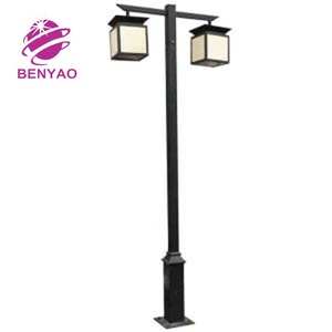 Lámparas LED Solares de Hierro a Prueba de Agua con Batería para Jardín, Patio, Camino, Farola, Poste de Luz - Product Image 1