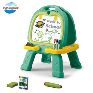 ダディファクトリー学習用両面書き込みボードテーブル磁気イーゼル製図板 - Product Image 1