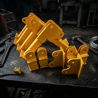 Pièces de machines de construction, composant structurel en acier soudé robuste pour les pièces de rechange de grues