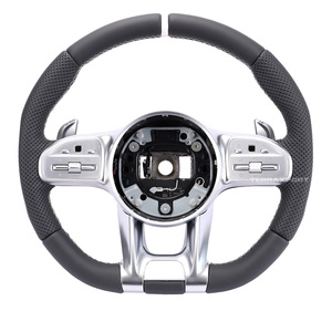 พวงมาลัยหนังที่ใช้สำหรับ Mercedes Benz AMG C-CLASS E-Class A-Class C36 G63 C43มล. SL W202 W203 W204 W205 W166 W207 W206 - Product Image 4