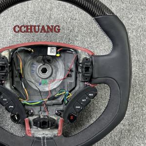 Volant en fibre de carbone personnalisé pour Aston Martin DB9/RAPIDE /<span class=keywords><strong>VANTAGE</strong></span> volant en fibre de carbone de style sportif de haute qualité - Product Image 5