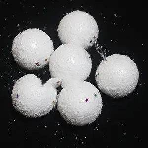Custom Opknoping Ornament Ambachtelijke Geschenken 2024 Kerstballen Voor Vakantie Bruiloft Feest Decoratie Foam Kerstbal