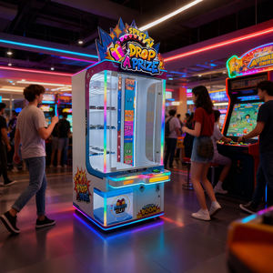 Máquina de Juego de Premios LEON, Máquina de Grúa de Premios que Funciona con Monedas, Salida de Tickets, Plástico, Certificación CE, 1 Año de Garantía - Product Image 3