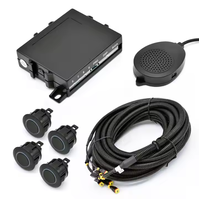 Factory Direct 58kHz Ultrasonic Parking Sensor System Waterproof Front Reverse Sensor for Cars with 1-Year Warranty