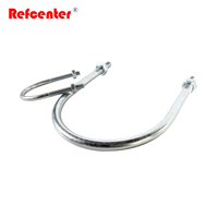 Collier de serrage en U en acier galvanisé - Série UB (M6-M12, fixation réglable pour tuyaux CVC et plomberie)